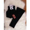 chlapčenský elegantný oblek IWO veľ. 164 - čierno modrý