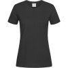 Stedman Tričko Comfort 185 Women, krátký rukáv, dámské COT05216005905-black opal 2XL Černý opál