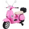 mamido Detský elektrický skúter Vespa ružový