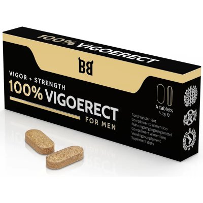 Blackbull By Spartan 100% Vigoerect Vigor + Strength For Men 4 Tablets