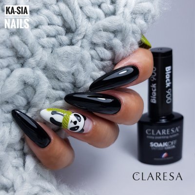 Claresa Gél lak Black 900 5 ml