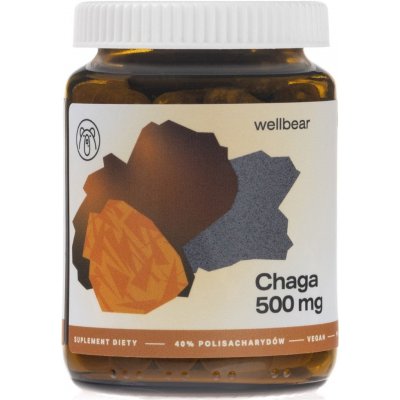 Wellbear Chaga 500 mg 60 kapsúl