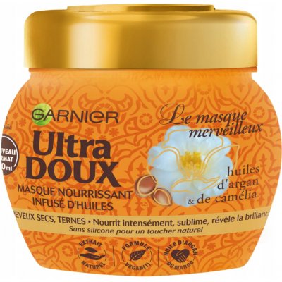 Garnier Ultra DOUX výživná maska na suché vlasy 320 ml