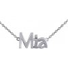 Silvego Strieborná retiazka s menom Mia JJJ2256N-Mia