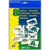 Šablóny papierové CENTROPEN 9996/G Dinosaury, sada 8 ks