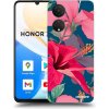 Picasee silikónový čierny obal pre Honor X7 - Hibiscus