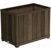 Keter Kvetináč Deco Rectangle Tall walnut 76 x 55 x 45,5 cm hnedý