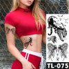 REBELULU Vodeodolné dočasné tetovačky pre ženy Fejkové tetovanie Dočasné tetovanie Leopard Vlk Motýľ Tattoo Sticker Waterproof Tattoo Body Art Arm Fake Tattoo Men Women