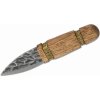 Condor CTK3922-2.2 OTZI KNIFE vonkajší bushcraft nôž 5,7 cm, orechovec, kožené puzdro