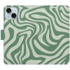 iSaprio Flip púzdro Zebra Green 02 pre iPhone 15 Plus n24zg02-FLP2-i15pls (N24ZG02-FLP2-I15PLS)