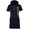 Dámske šaty Russell Athletic, DRESS HOOD W tmavo modrá,biela S