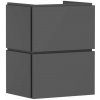 Hansgrohe Xilesa E Umývadlová skrinka, 62x48x38 cm, 2 zásuvky, matná sivá 54248760-HG