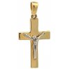 Zlatnictvo.sk Zlatý prívesok Krížik PRI25305