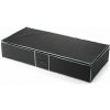 Compactor textilný úložný box na oblečenie pod posteľ 90 × 45 × 18 cm – čierny