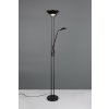 TRIO Reality R42292132 SPOCK stojacia lampa v1800mm SMD LED 19, 5W/2200, 500lm 3000K čierna matná