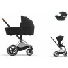 Cybex Platinum CYBEX Priam Travel Set + Aton B2 i-Size sepia black chrome with brown details