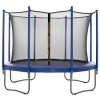 Vnútorná ochranná sieť na trampolínu - 300/305/312 cm - 8 stĺpikov - čierna