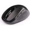 Myš C-TECH WLM-06S, černo-grafitová, bezdrôtová, silent mouse, 1600DPI, 6 tlačidiel, USB nano receiver WLM-06S-B