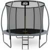Trampolína Aga 305 cm Sivá + ochranná sieť + schodíky