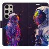 iSaprio Flip puzdro Neon Astronaut 02 pre Samsung Galaxy S24 Ultra n24na02-FLP2-S24u