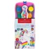 Vodové farby Faber-Castell Connector Unicorn 13 ks