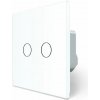 LIVOLO VL-C702R-11 Dotykový vypínač č.5 + RF - biely (Radenie č.5 - dvojpólový vypínač vl-c702r-11)