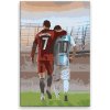 Malujsi Maľovanie podľa čísel - Ronaldo a Messi - 40x60 cm, bez dreveného rámu