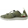 Detské barefoot sandále REIMA, VALOA khaki,biela 31