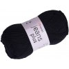 Pletacia priadza Jeans Plus 100 g čierna 1ks