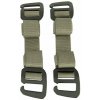 EBERLESTOCK popruh HOOK UP 2 ks MILITARY GREEN