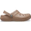 Dámska nazúvacia obuv Crocs, CLASSIC FUZZ LINED CLOG Hnedá,Čierna, 38/39
