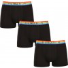 3PACK pánske boxerky Pietro Filipi čierné rainbow (3PBG1) S 120 dní na výmenu alebo vrátenie tovaru!