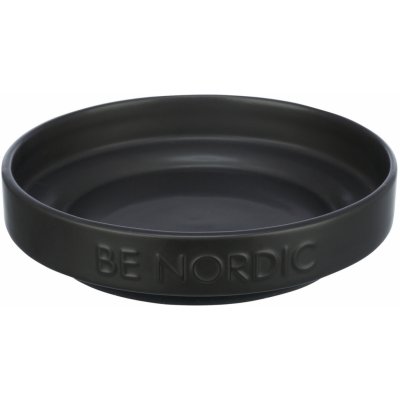 BE NORDIC keramická miska plytká, 0.3l / 16 cm, čierna