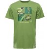 Pánske tričko z organickej bavlny ALPINE PRO, TERMES 3 Khaki,Mix, 5XL