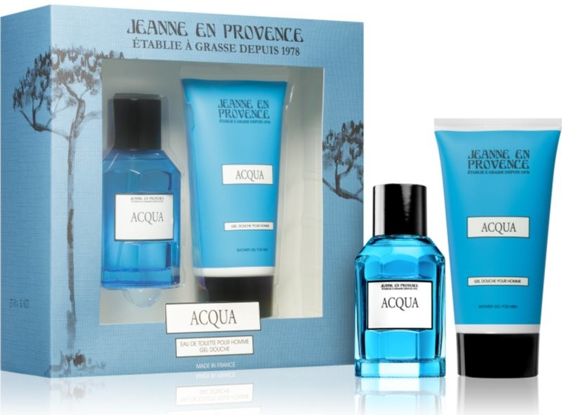 Jeanne en Provence Acqua toaletná voda 100 ml + sprchový gél 150 ml