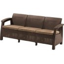 ALLIBERT POHOVKA CORFU II MAX LOVE SEAT BROWN + BEIGE