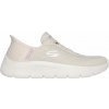 Dámska voľnočasová obuv Skechers, GO WALK FLEX - GRAND ENTRY béžová,biela 37
