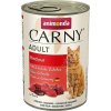 Animonda Carny Adult 400 g Vlhké Krmivo pre mačky s čistým hovädzím mäsom