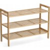 Bambusová police na boty Zeller, 70 x 26 x 50 cm