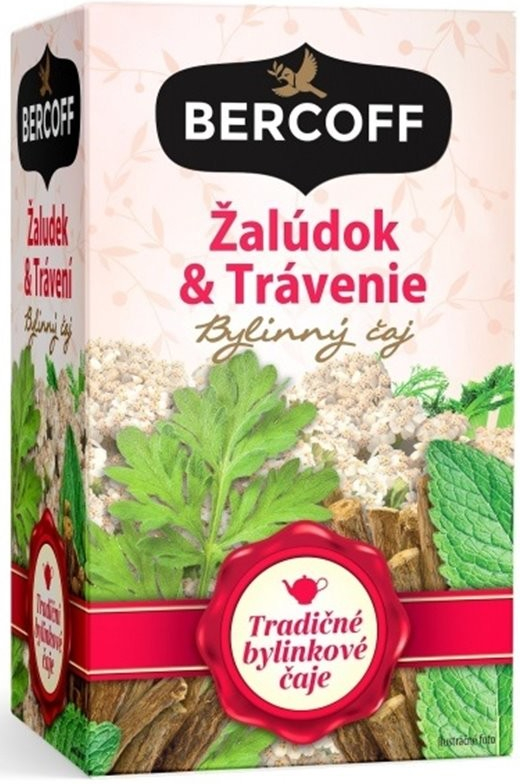 Bercoff Klember Herbal Žalúdok & trávenie bylinný čaj 20 x 1,5 g