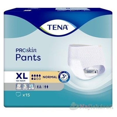 TENA Pants Normal inkontinenčné nohavičky veľ.XL 15 ks