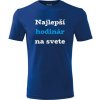 Modré tričko najlepší hodinár na svete - darček pre hodinárov XL