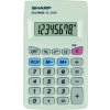 Sharp Kalkulačka EL-233S, biela, kapesná, osemmiestna