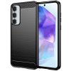 Techsuit Carbon Silicone kryt na Samsung Galaxy A55 5G – čierny KF2317750