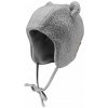 STERNTALER Čiapka na zaväzovanie s uškami medveď inca svetlá modrá chlapec veľ. 41 cm - 4-5 m