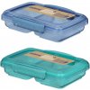 Sistema Delený desiatový box Ocean Bound Small Split s 2 oddielmi 350 ml, mix farieb