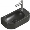 Mexen Viera, umývadlo na dosku 40x21x12 cm, ľavé, čierna matná, 21274085L