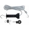 KERBL 442551 E-LINE brána pre elektrický ohradník, s vodivou gumou a izolátormi, dĺžka 4,5-9 m