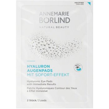 Annemarie Börlind hyalurónové hydratačné obklady na oči 6 x 2 ks