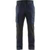 Blåkläder AB 1459 Servisní kalhoty se strečem Farba: Tmavá námornická modr/cerná, Veľkosť: D124